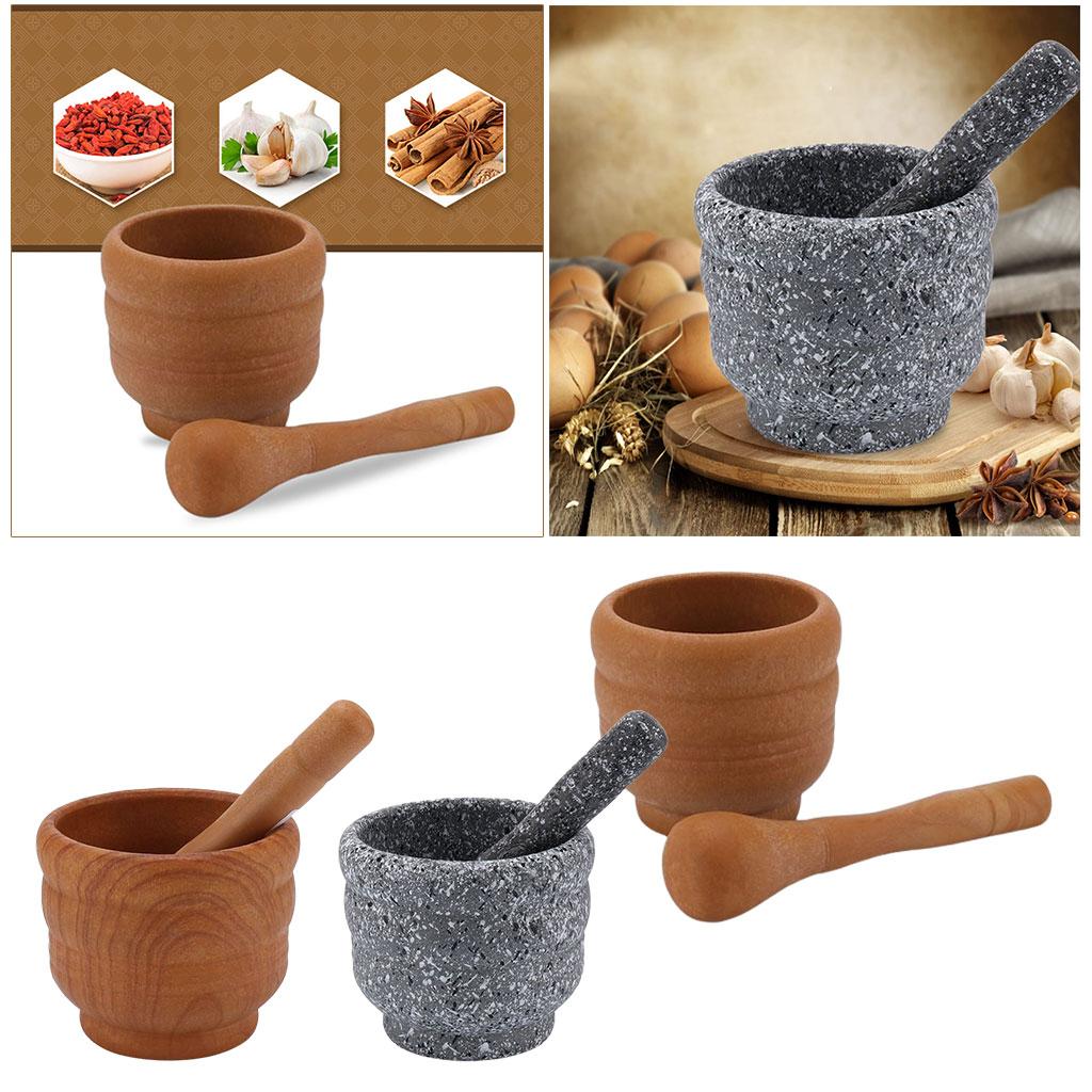 Mortar Pestle Granite - Ensemble de mortier et de pilon