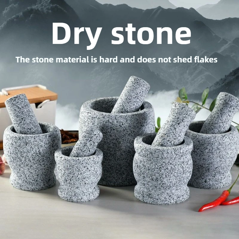 Mortar Pestle Granite - Mortier et pilon en granit pour