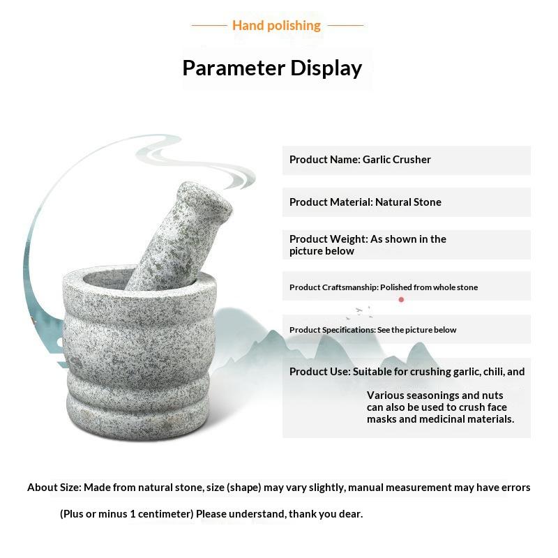 Mortier et pilon en granit nat - Mortar Pestle Granite avis et prix