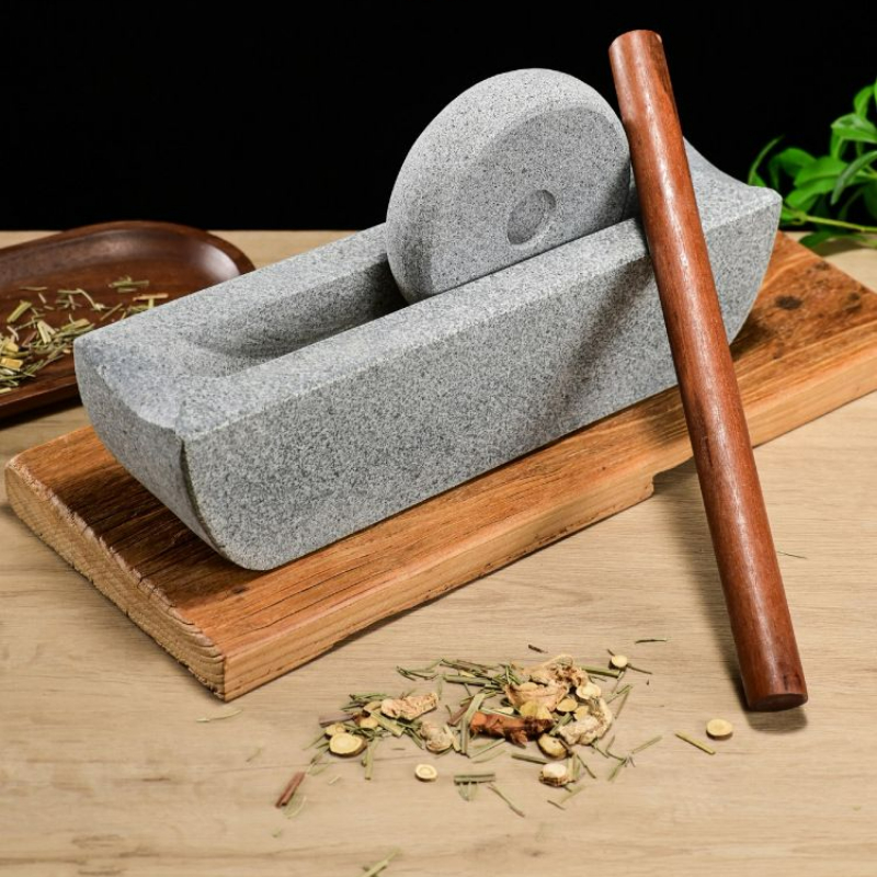 Moulin à pierre traditionnel p - Mortar Pestle Granite avis et prix