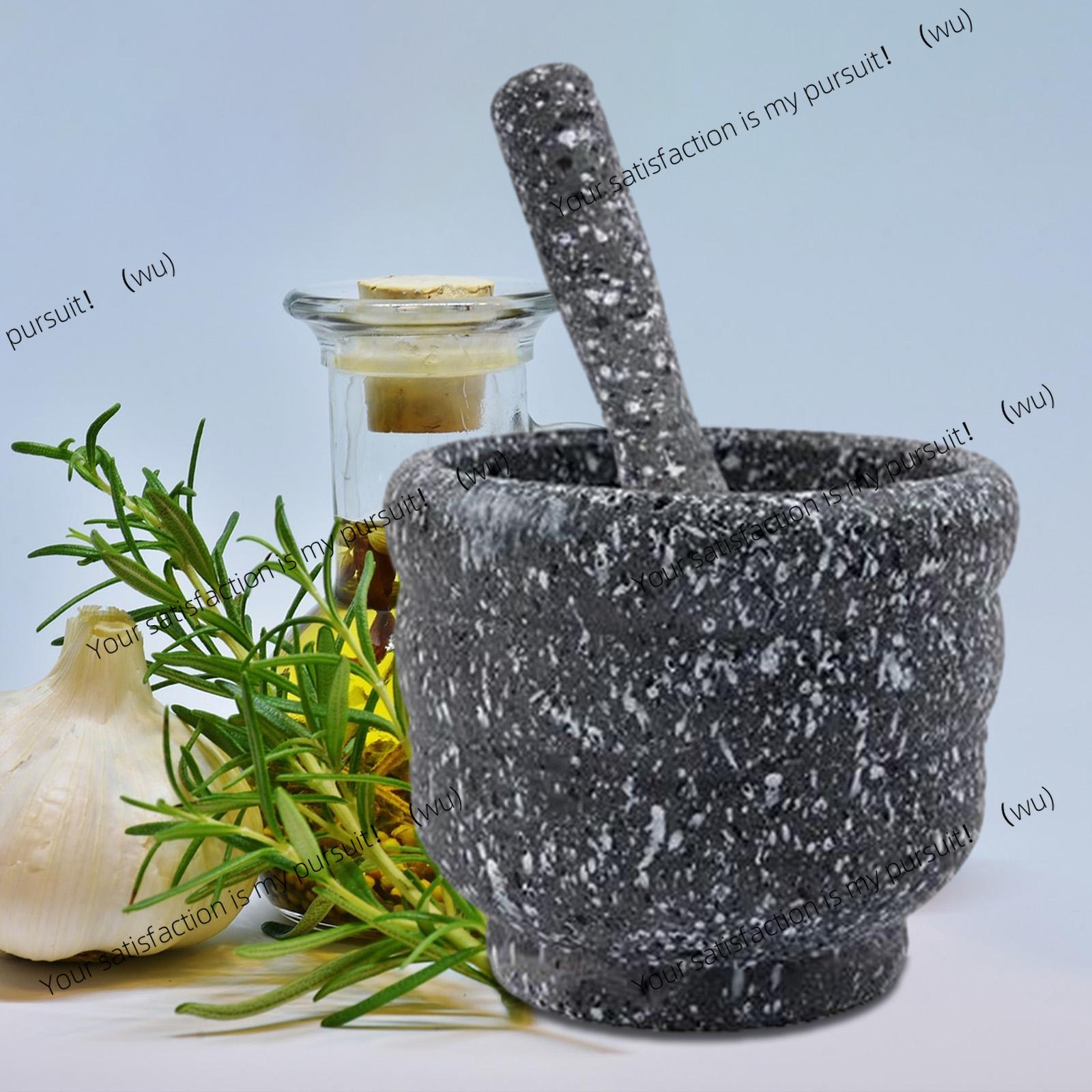 Mortier et pilon réutilisables - Mortar Pestle Granite avis et prix