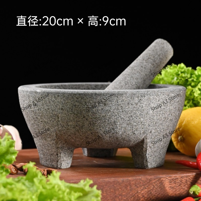 Mortier et pilon en granit nat - Mortar Pestle Granite avis et prix