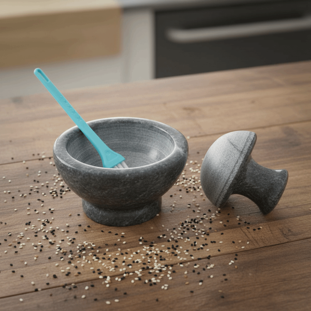 Presse-ail manuel en marbre, m - Mortar Pestle Granite avis et prix