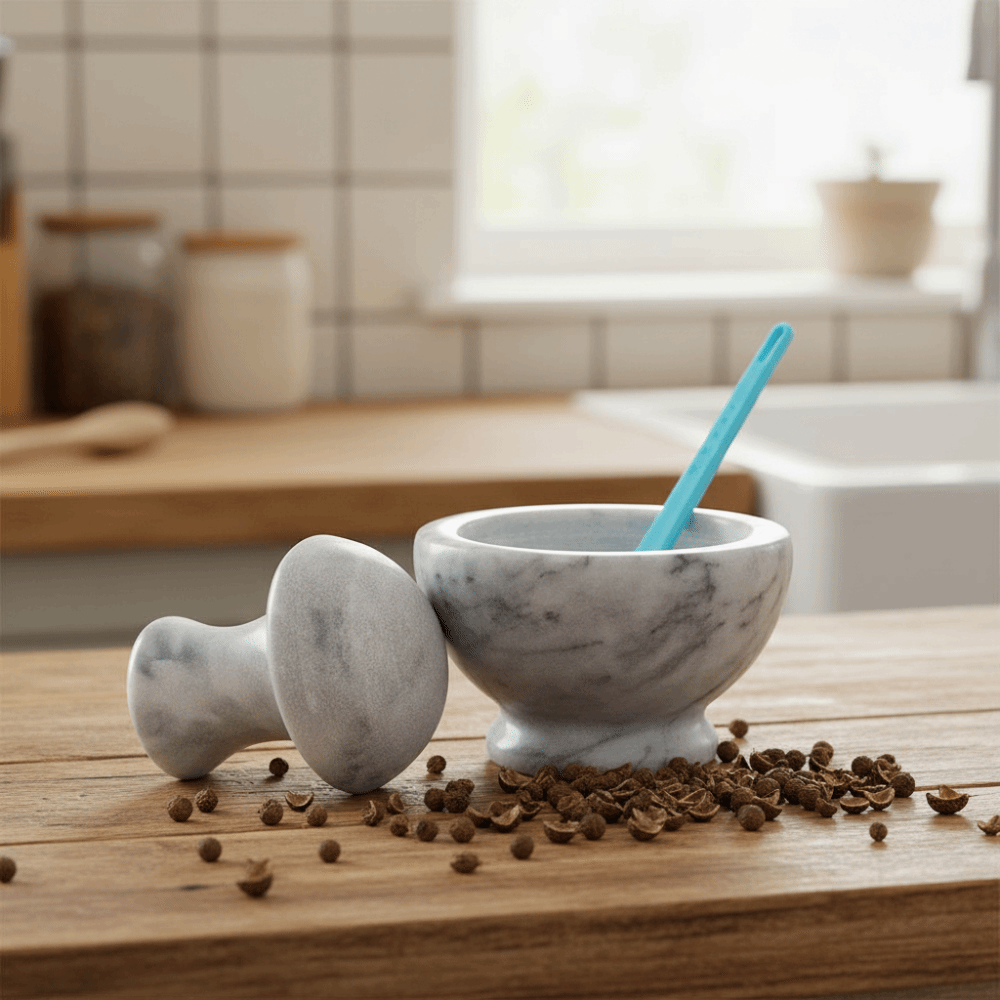 Presse-ail manuel en marbre, m - Mortar Pestle Granite avis et prix
