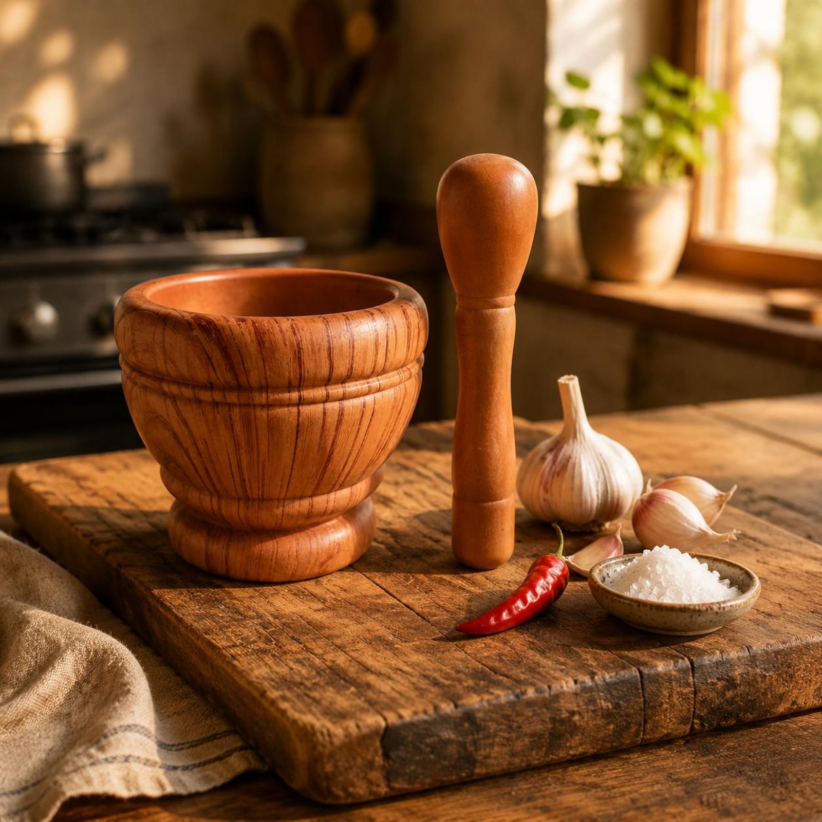Mortier et pilon à ail en gran - Mortar Pestle Granite avis et prix
